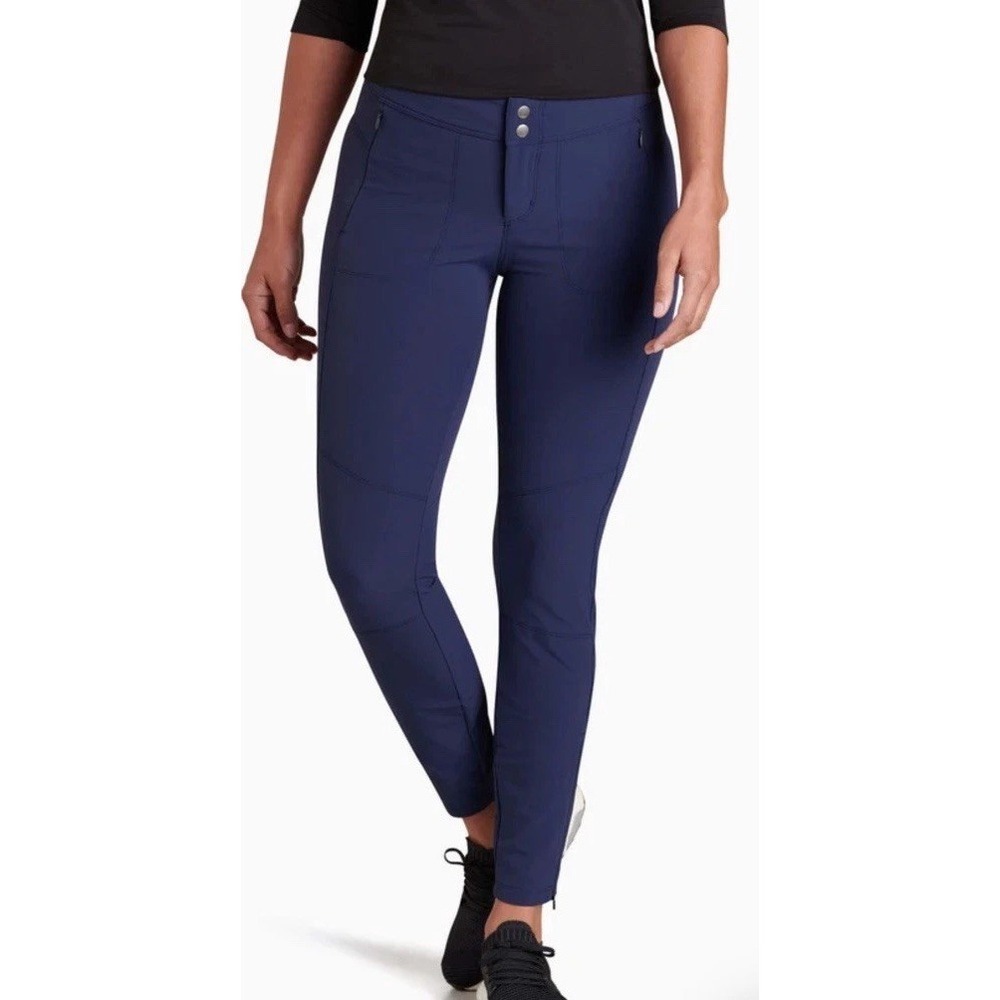 $99 Kuhl Women's Transcendr Pants Skinny Ankle Zip Hiking Outdoor Sz 10 No Flaws